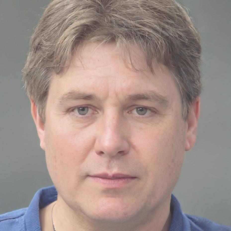 Portrait of Brennan Voss, senior financial analyst