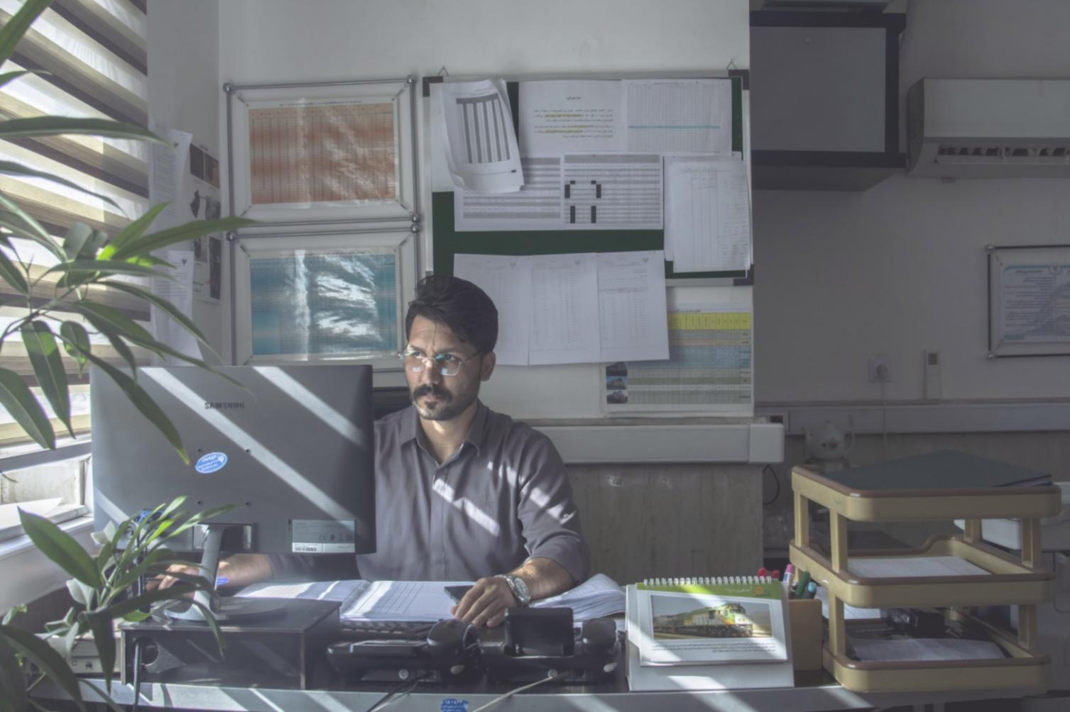 Modern financial education classroom with interactive technology and collaborative learning spaces